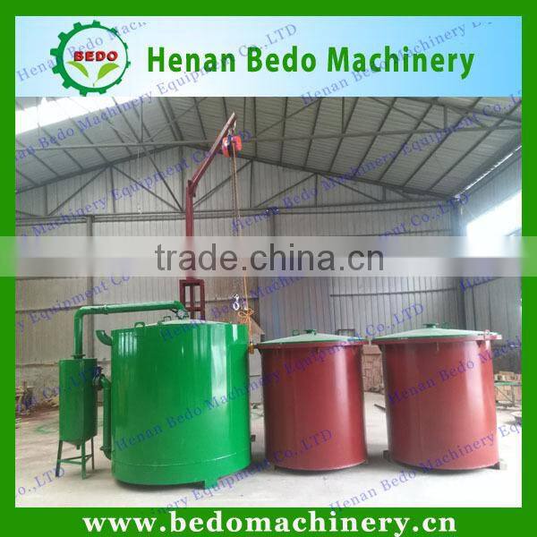 High carbonization rate wood coconut shell charcoal production kiln for sale