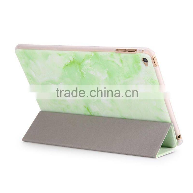 New Arrival Leather For Ipad 6 Magnetic Printed Case