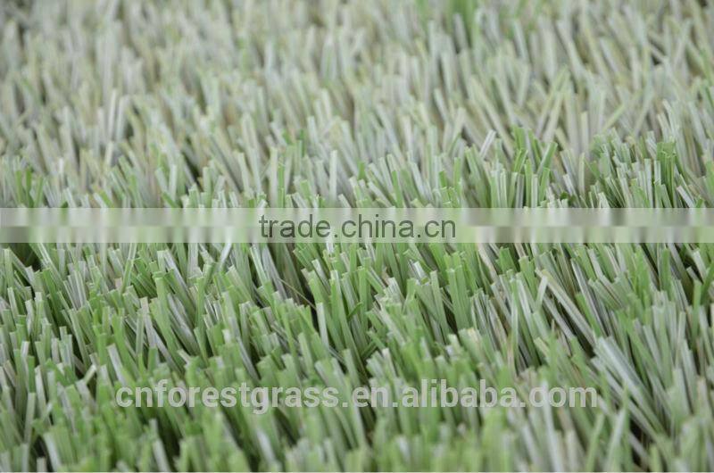 Super resilient fiber soccer artificial grass for heavy traffic use