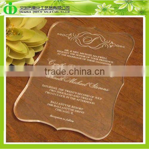 DDI-C026 Trade Assurance Cheap Wedding Invitations