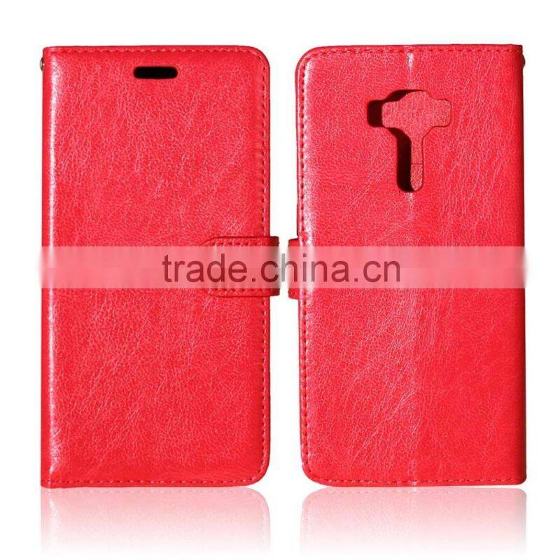 Cell Phone PU Leather Flip Card-slot Case for ASUS ZenFone ZD552KL