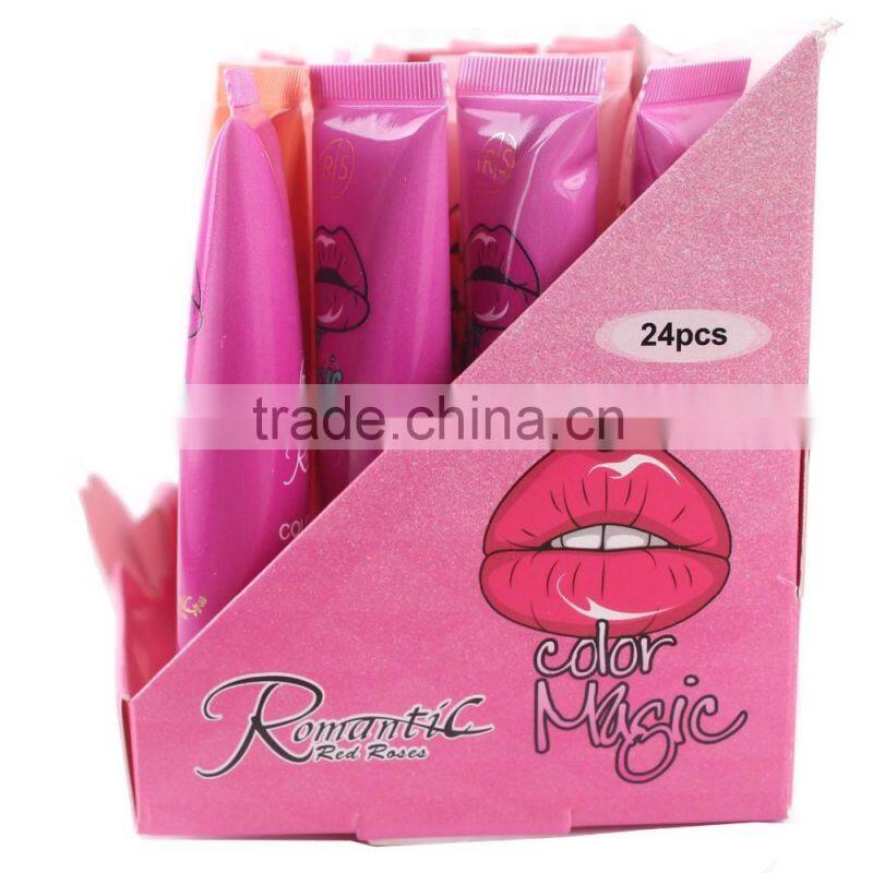 Romatic Bear magic color matte liquid long lasting peel off lipstick for the sexy lips
