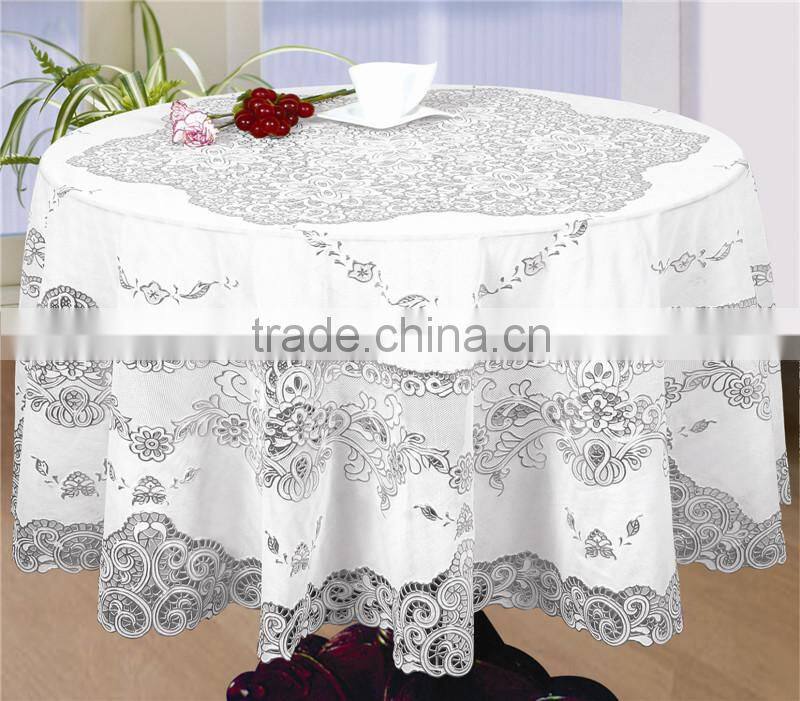 CROCHET VINYL TABLE CLOTH - ZT-388 RD150CM