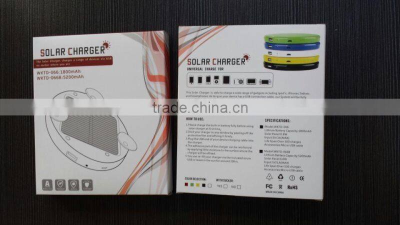 2600mah Solar Power Banks wholesale Solar Power Bank Factory Price Solar Panel Power Bank