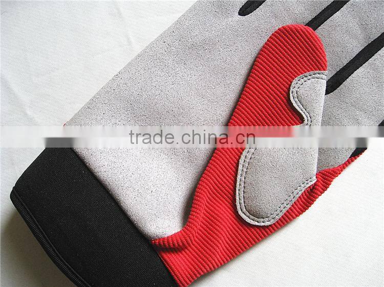 Welcome OEM/ODM Fashion Microfiber Leather Custom Moto Gloves