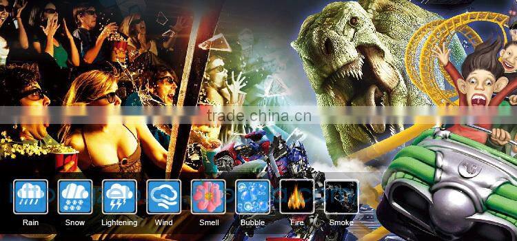 electric/hydraulic 6dof platform 7d mobile cinema 9d truck mobile cinema