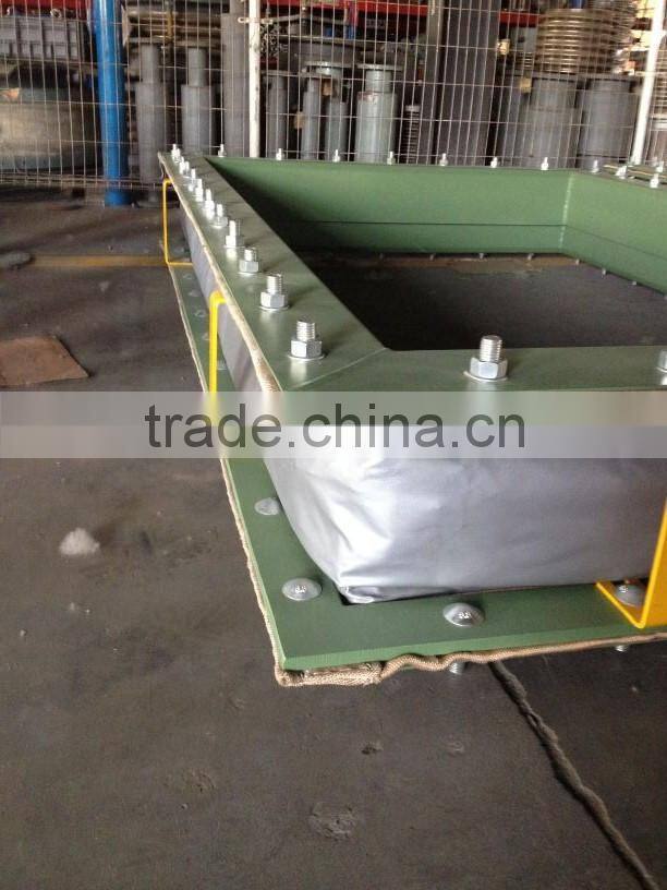 rectangular non-metallic fiberglass fabric expansion joint