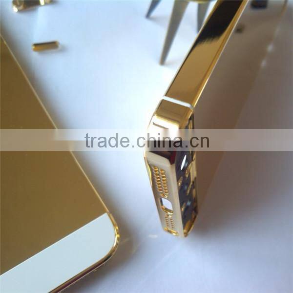 pure real 24ct gold plating service, 24k gold plating factory ,gold plating anything for iphone housing back cover