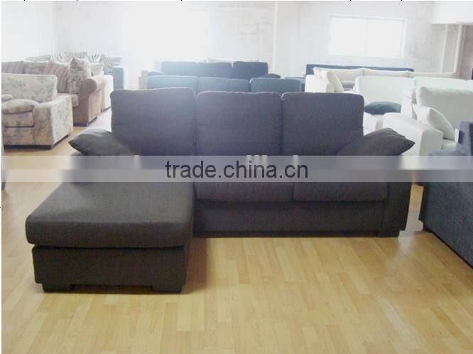 cheap 3+ottoman fabric living room sofa