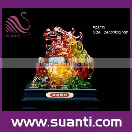 Resin imitational jade Pixiu statue