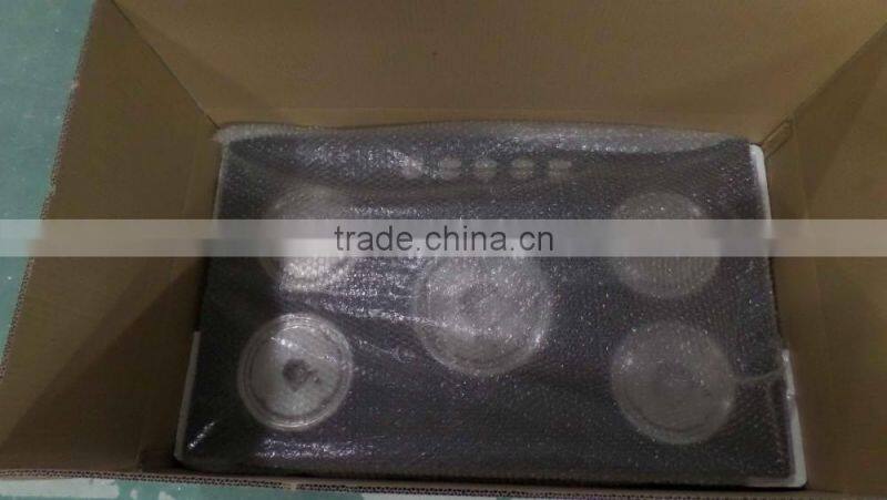 Portable Tempered 5 burns Glass Gas Stove/Gas cooker