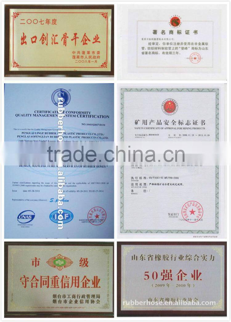 High temperature Industrial Hydraulic Steam Rubber Hose pipe