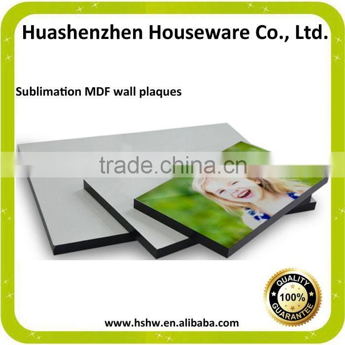 Chinese sublimation blank wooden hardboard photo frame for heat transfer wholesales