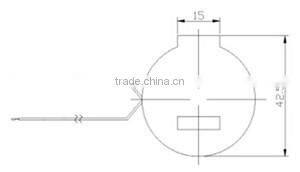 Original high quality different impedance round white classic microphone