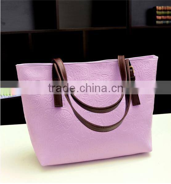 Fashion new products 2015 wholesale women's leather bag