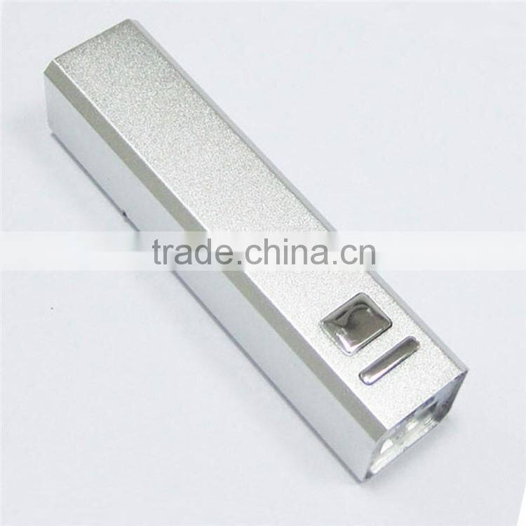 Aluminum alloy promotional power banks 2200mah
