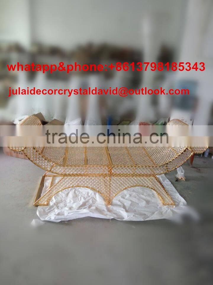 crystal bead wedding mandap pillar decoration