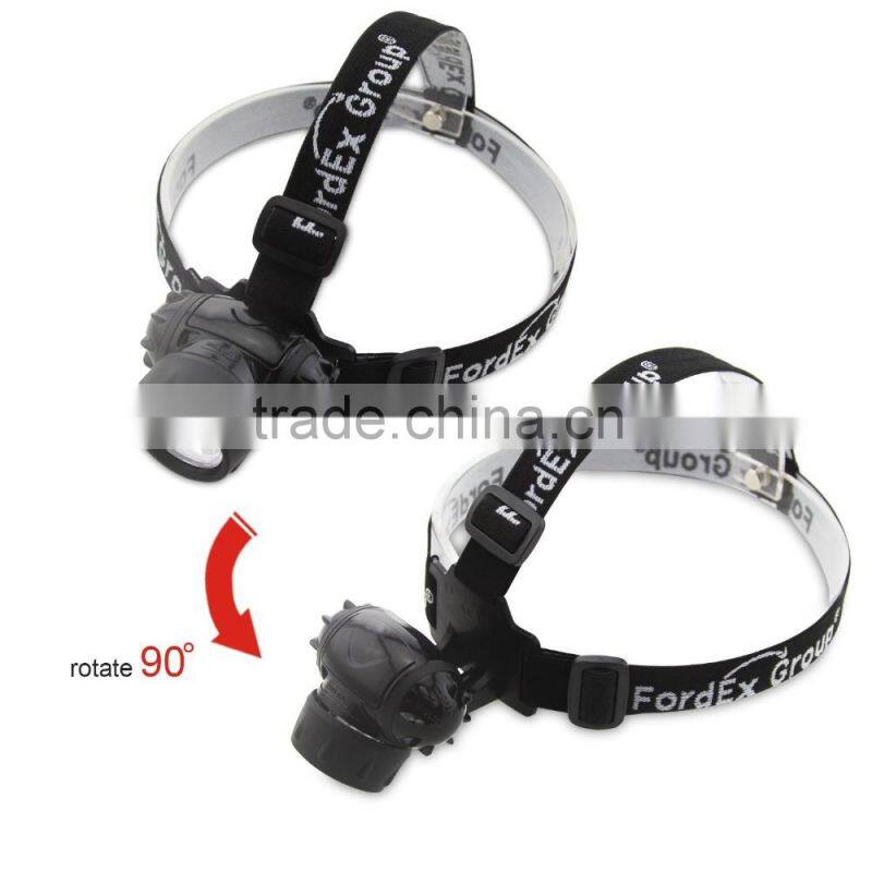 Fordex Group 7 LED Headlamp Headlight, Water Resistant , Head Safety Lamp, Flash Light For Cycling, Climbing, Mountain Biking