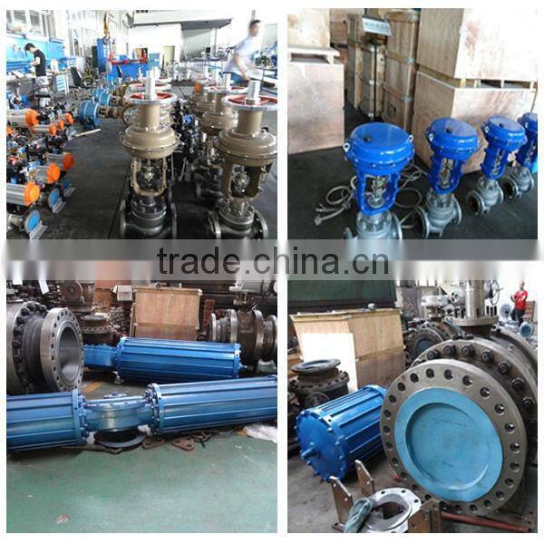 10 Mpa Flanged Pneumatic Stainless Steel Ball Valve