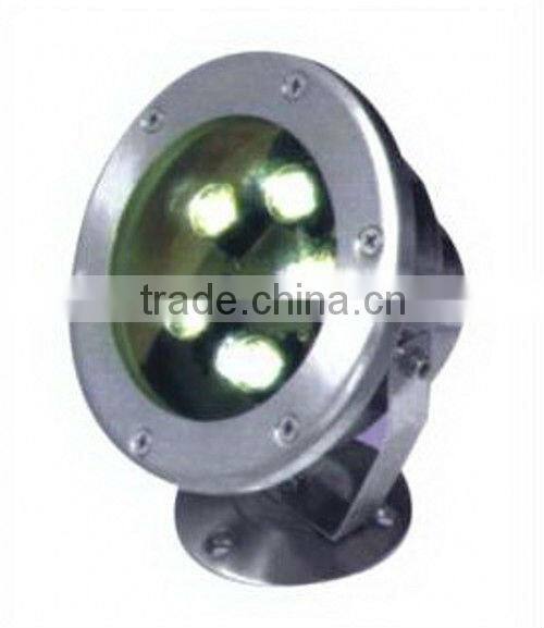 Led underwater light 6W/5W stainless steel12V/24V White Warm White RGB IP68 ce 2013