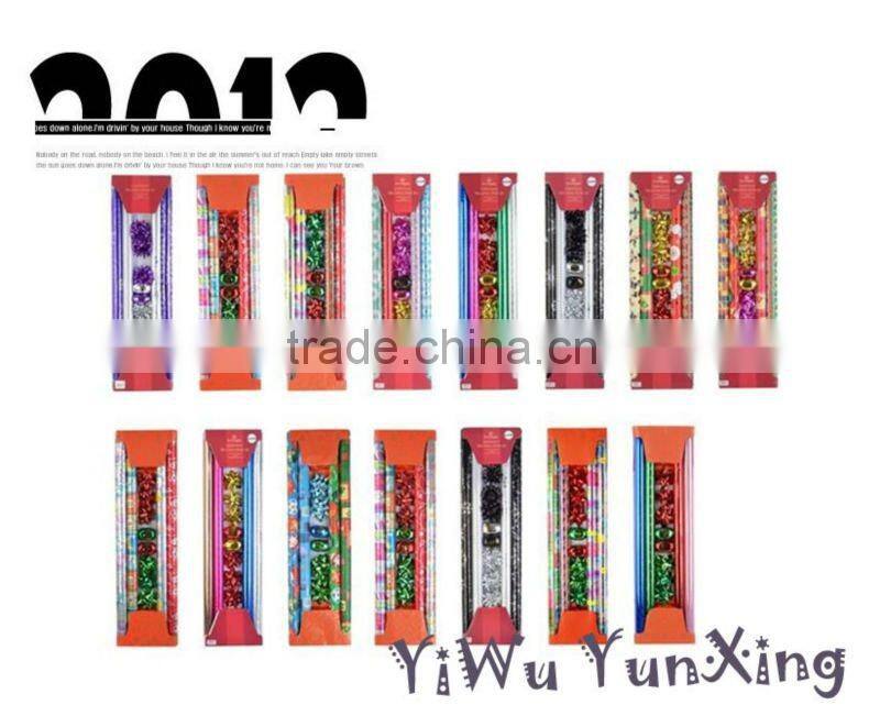 Souvenir Fancy Printed Wrapping Roll Holographic Film Gift Set
