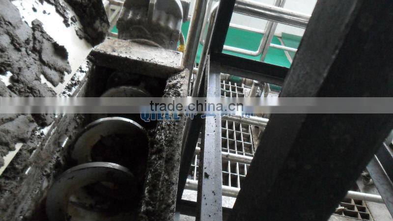 High efficiency restaurant waste water treatment screw press separator