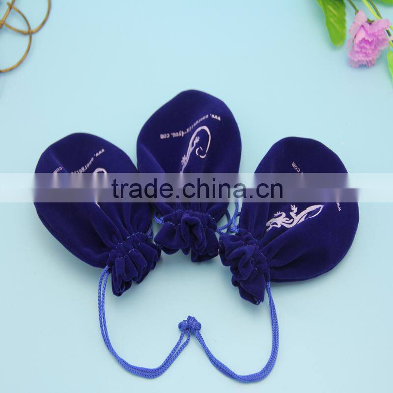 Wholesale lot Grey Velvet Pouches Jewelry Bags With Draws