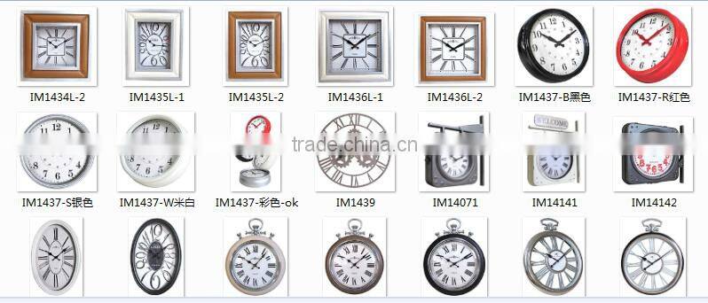 12 inch Metal Wall Clock Aluminum Clock Rose gold wall clock