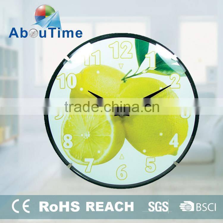 2015 home decor round digital wall clock for bedroom