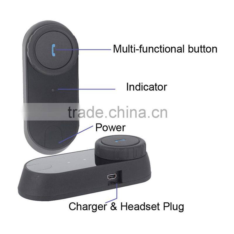 BT Headset Motorcycle Helmet Bluetooth Headset Stereo Headphone Without Intercom function