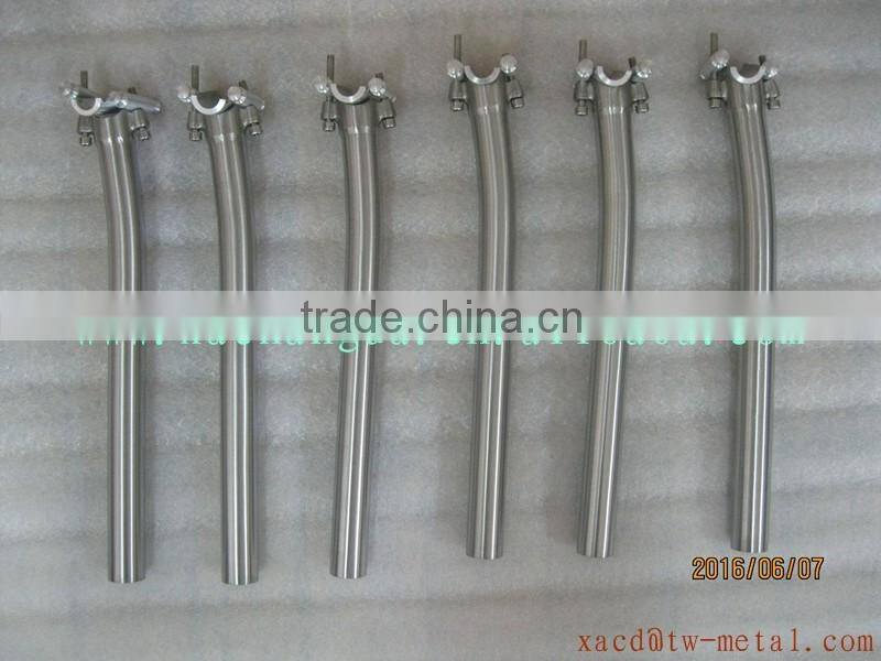 Newest design Titanium Bike Seat Post customized titanium bicycle seat post XACD titanium road bike seat post
