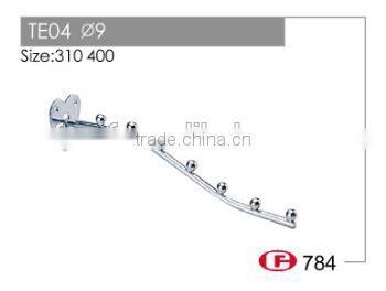 Durable Metal heart shape Wall Mounted display Hook for shops TE04