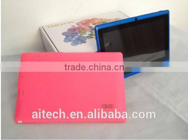 dual core android 7 inch tablet pc Q88 pro ATM 7021 Cortex-A9 processor speed 1.2GHz android 4.2.2 dual camera WIFI Cheapest