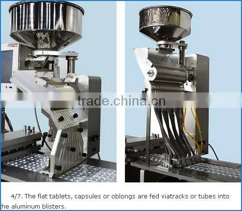 How to Pack Capsules and Pills|Flat Plate Automatic Blister Packing Machine DPP-140