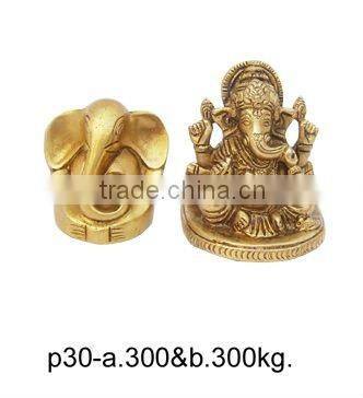 brass ganesha statue