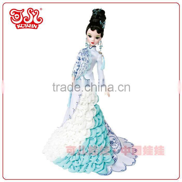 11'' or 11.5'' high end fashion Chinese lady doll gift