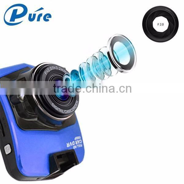 Factory Direct supply 2.4 inch hd 1080p car black box camera car dash cam recorder