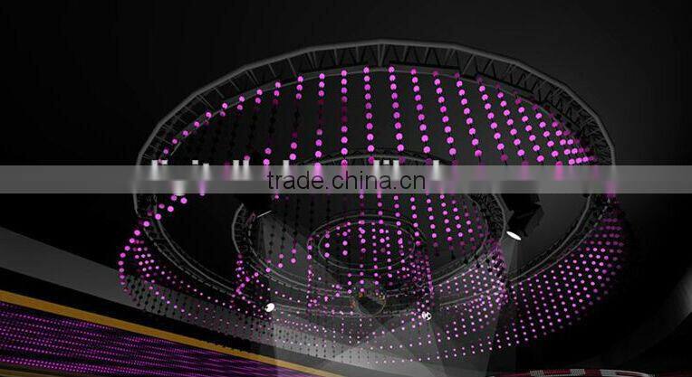 waterproof 50mm ball 3D effect dmx 512 led pixel light