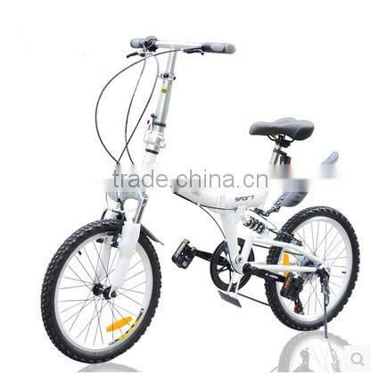 Latest model Trade assurance 20 inch Portable Folding mountain bike/Bicycle with Shi-ma-no derailleur