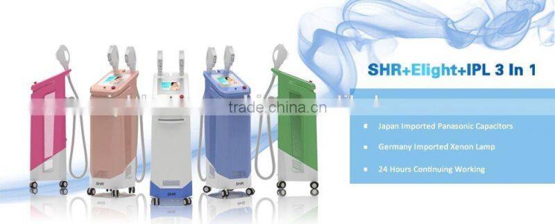 IPL/SHR fda approved laser hair removal machine for for the very best treatment results