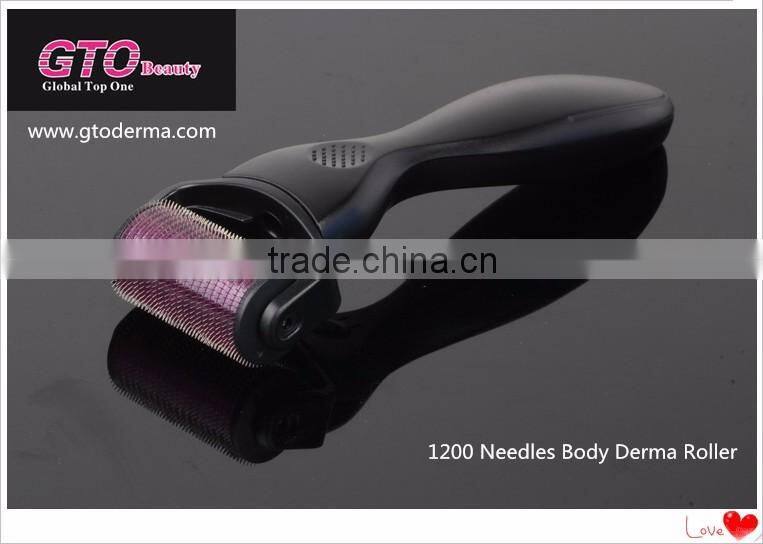 1200 stainless steel micro needle roller medical grade derma roller for body