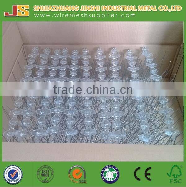 Anti Bird spikes with pc pedestal and SS 304 spike for Bird Repellent