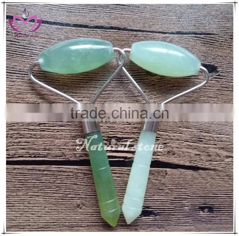 2016 jade healing stones face massage stone jade roller