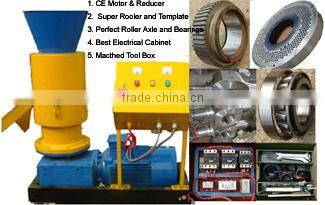 Portable small Flat die wood pellet press MZLP type-daivy chou 121115