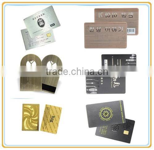 CR80 Metal magnetic card with QR code