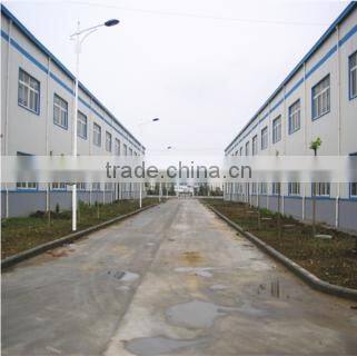 workshop with structural corrugated metal roofing panels