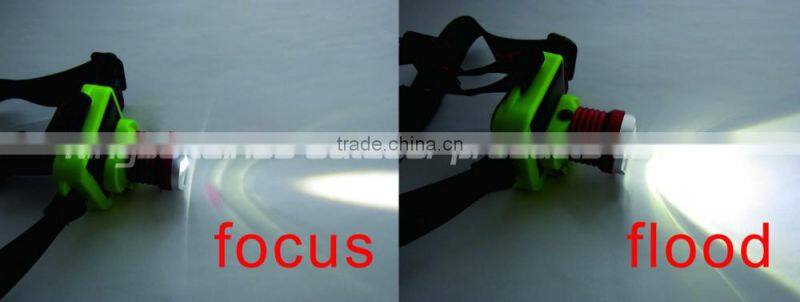 HL1232 solar powered rechargeable newest design zoom led head light