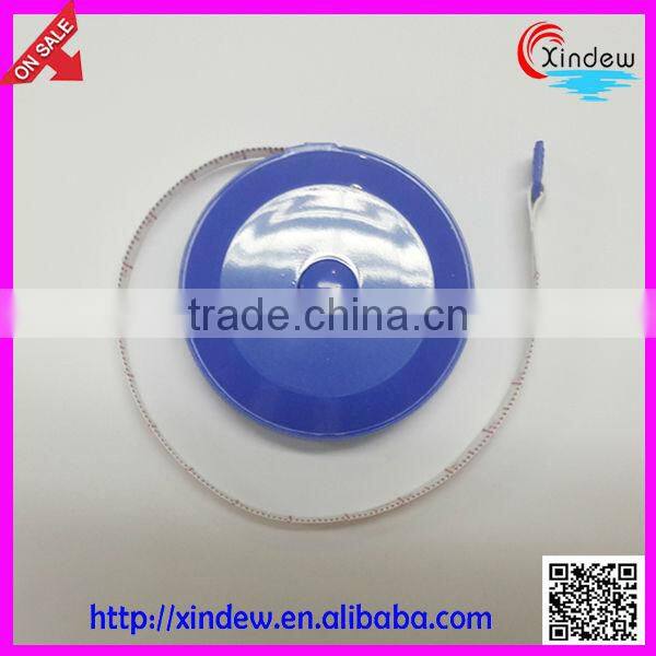 Plastic round tape measure for making garments,measure waistline