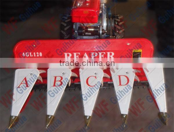 small wheat harvester for 12 hp - 18 hp walking tractor