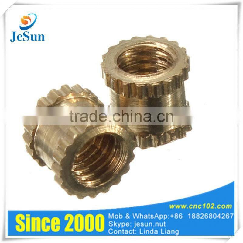 Free Sample Brass Insert Sharp Knurl Nuts,Brass Thumb Nuts M3-M12